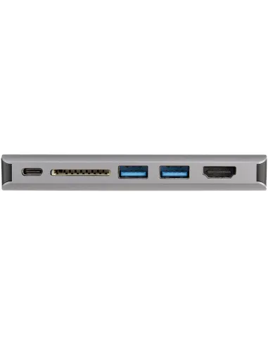 StarTech.com Adaptador Multipuertos USB-C - Mini Docking Station para Viajes con HDMI de 4K o VGA de 1080p - con Hub Ladrón USB