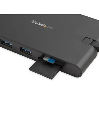 StarTech.com Docking Station USB-C con HDMI y VGA - para Mac y Windows -3x USB 3.0 - SD   micro SD - PD 3.0 - Adaptador USB C a