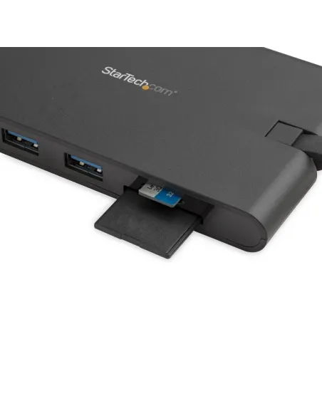 StarTech.com Docking Station USB-C con HDMI y VGA - para Mac y Windows -3x USB 3.0 - SD   micro SD - PD 3.0 - Adaptador USB C a
