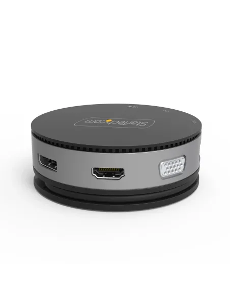 StarTech.com Adaptador Multipuertos USB-C - Docking Station USB 3.1 Gen 2 Tipo C con Vídeo HDMI, DisplayPort de 4K a 60Hz o VGA