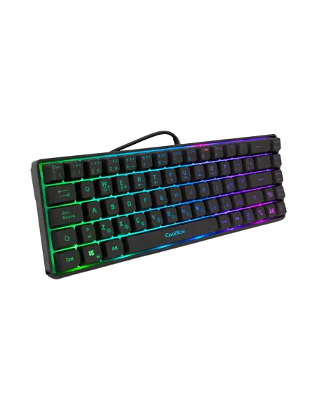 CoolBox GAMING TECLADO COMPACTO 65% TM065 RGB