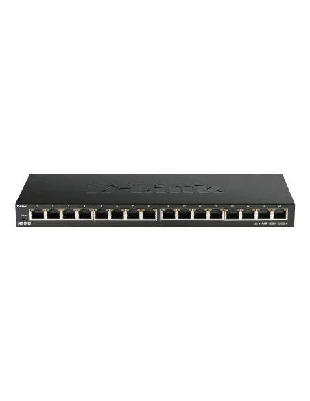 D-Link DGS-1016S No administrado Gigabit Ethernet (10 100 1000) Negro