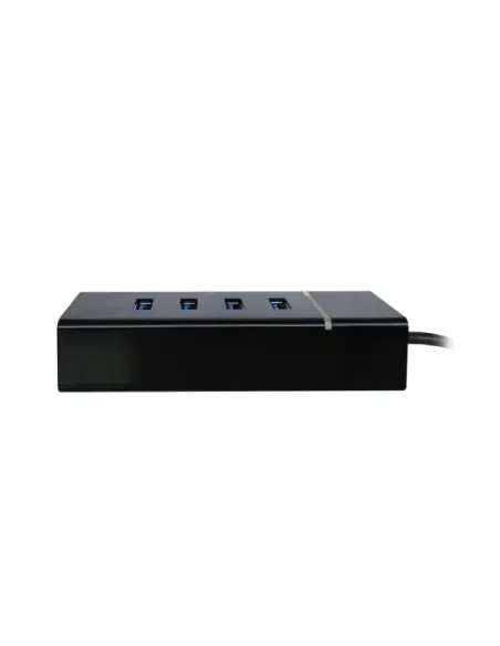 Ewent EW1137 hub de interfaz USB 3.2 Gen 1 (3.1 Gen 1) Type-C 5000 Mbit s Negro