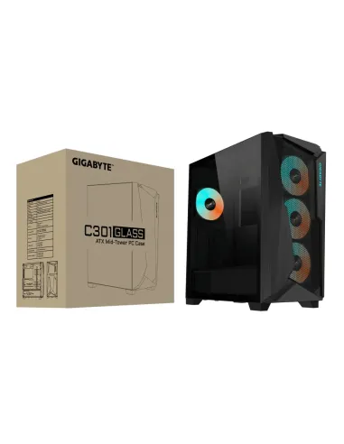 GIGABYTE C301 GLASS Midi Tower Negro