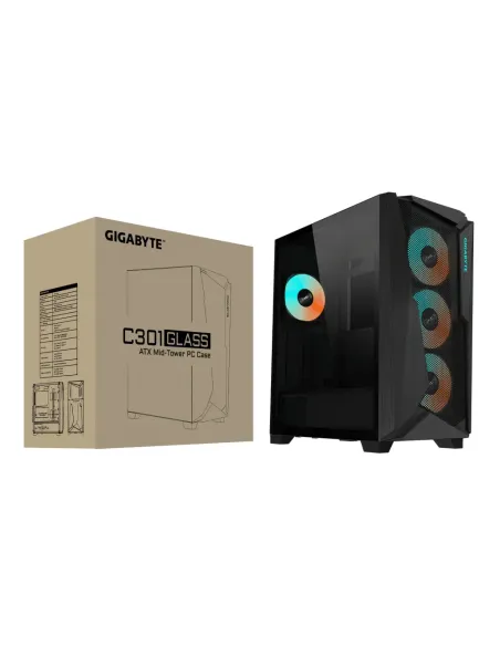 GIGABYTE C301 GLASS Midi Tower Negro