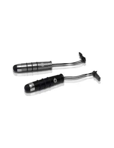 Conceptronic CSTYLUSMINI2P lápiz digital 11 g Negro, Plata