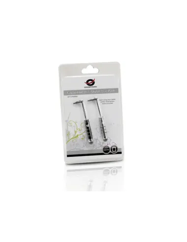 Conceptronic CSTYLUSMINI2P lápiz digital 11 g Negro, Plata