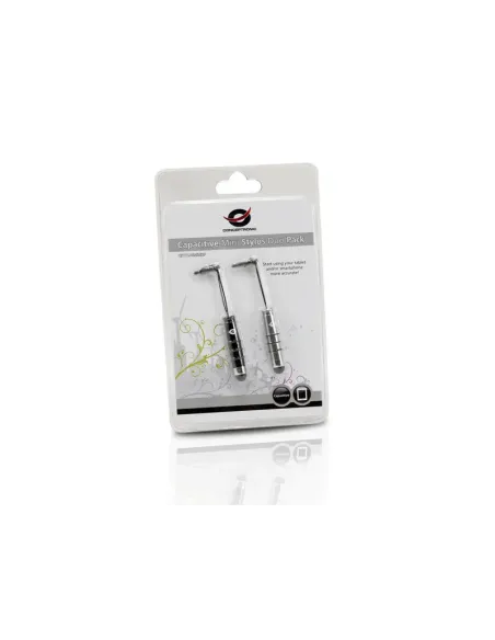Conceptronic CSTYLUSMINI2P lápiz digital 11 g Negro, Plata