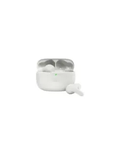 Auriculares Bluetooth JBL Wave Beam con estuche de carga/ Autonomía 8h/ Blanco