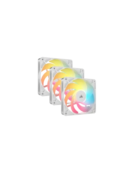 Corsair RS120-R ARGB Carcasa del ordenador Ventilador 12 cm Blanco 3 pieza(s)