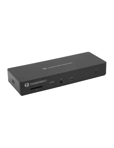 Conceptronic DONN30B base para portátil y replicador de puertos Alámbrico Thunderbolt 4 Negro