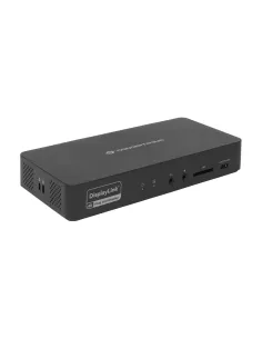 Conceptronic DONN31B base para portátil y replicador de puertos Alámbrico USB 3.2 Gen 2 (3.1 Gen 2) Type-C Negro