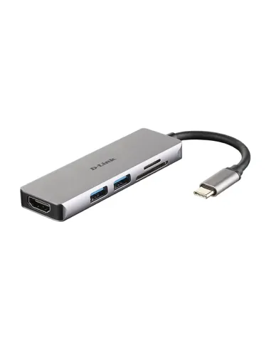 D-Link DUB-M530 base para portátil y replicador de puertos Alámbrico USB 3.2 Gen 1 (3.1 Gen 1) Type-C Aluminio