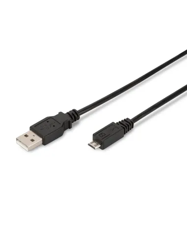 Ewent EC1020 cable USB USB 2.0 1,8 m USB A Micro-USB A Negro