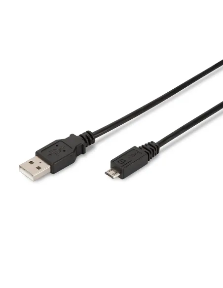 Ewent EC1020 cable USB USB 2.0 1,8 m USB A Micro-USB A Negro