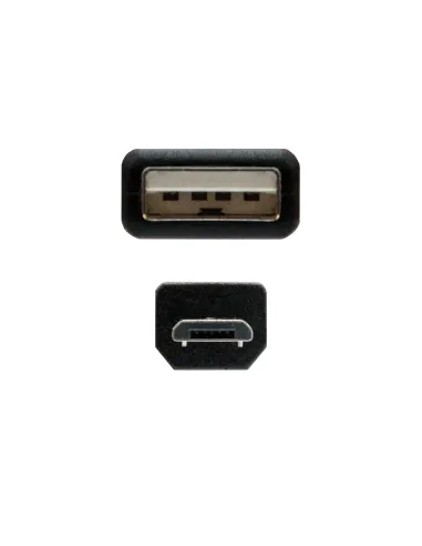 Ewent EC1020 cable USB USB 2.0 1,8 m USB A Micro-USB A Negro