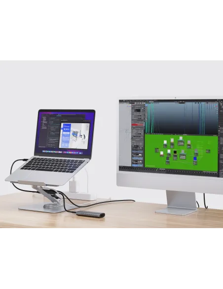 Conceptronic DONN27G soporte para ordenador portátil Plata