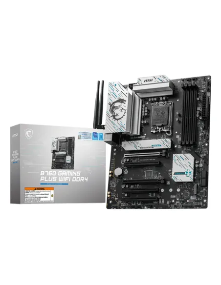 MSI B760 GAMING PLUS WIFI DDR4 placa base Intel B760 LGA 1700 ATX