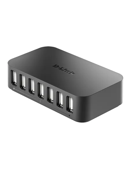 D-Link DUB-H7 USB 2.0 Type-B 480 Mbit s Negro