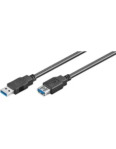 Ewent EC1009 cable USB USB 3.2 Gen 1 (3.1 Gen 1) 3 m USB A Negro
