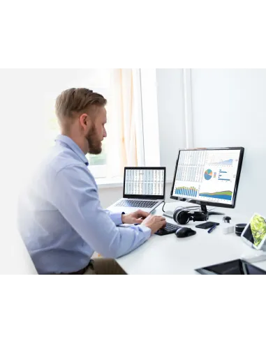 D-Link DUB-2327 base para portátil y replicador de puertos Alámbrico USB Tipo C Gris