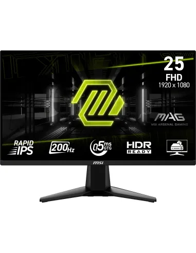 MSI MAG 255F E20 pantalla para PC 62,2 cm (24.5") 1920 x 1080 Pixeles Full HD LCD Negro