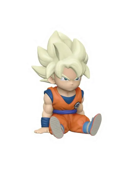 Figura hucha plastoy dragon ball super saiyan son goku