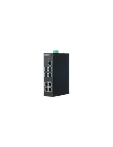 (DH-PFS3409-4GT-V2) DAHUA SWITCH INDUSTRIAL L2 4 PUERTOS +1 UPLINK GIGABIT + 4 SFP
