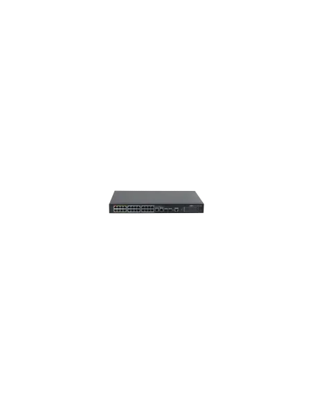 (DH-LR2226-24ET-360-V2) DAHUA SWITCH L2 EPOE GESTIONABLE 24 PUERTOS 10/100 (8 EPOE/EOC + 16 POE) + 2 UPLINK COMBO GIGABIT/SFP