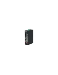 (DH-HS4412-8ET-96) DAHUA SWITCH INDUSTRIAL MANAGED 8 PUERTOS POE 10/100 MBPS + 4 SFP 1000 MBPS UPLINK