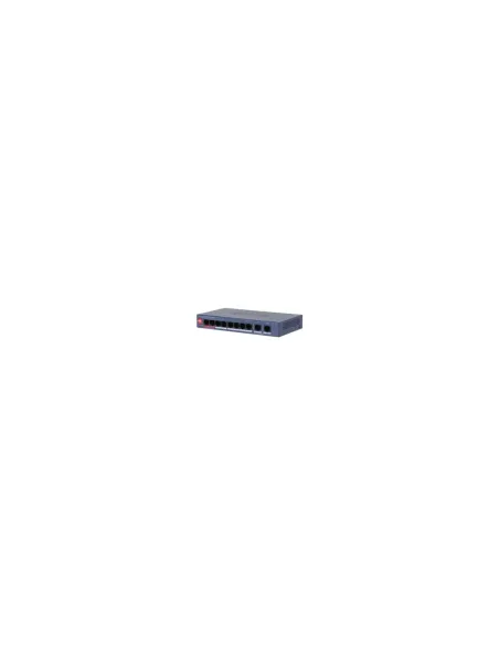 (DH-CS4010-8GT-110-V2) DAHUA SWITCH 10 PUERTOS CLOUD MANAGED GIGABIT, 8 PUERTOS POE, 110W, HI-POE, L2