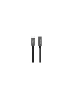 Cable Alargador USB 3.2 Nanocable 10.01.4401-L150/ USB Tipo-C Macho - USB Tipo-C Hembra/ 1.5m/ Negro