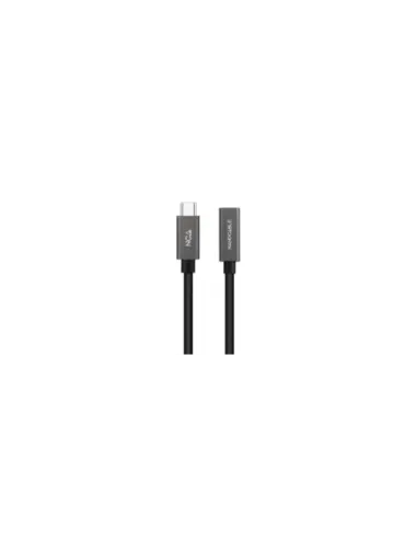 Cable Alargador USB 3.2 Nanocable 10.01.4401-L150/ USB Tipo-C Macho - USB Tipo-C Hembra/ 1.5m/ Negro