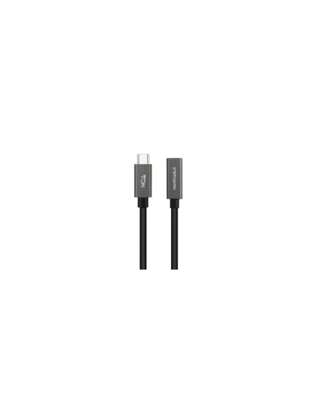 Cable Alargador USB 3.2 Nanocable 10.01.4401-L150/ USB Tipo-C Macho - USB Tipo-C Hembra/ 1.5m/ Negro