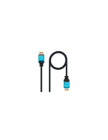 Cable HDMI 2.0 4K Nanocable 10.15.3707/ HDMI Macho - HDMI Macho/ 7m/ Negro/ Azul