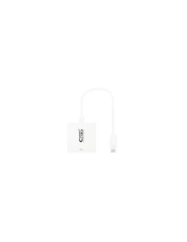 Conversor Nanocable 10.16.4103/ USB Tipo-C Macho - DVI-D (24+1) Hembra/ 15cm/ Blanco