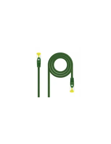 Nanocable Cable de red latiguillo RJ45 LSZH Cat.6A SFTP AWG26, Verde, 1.0 m