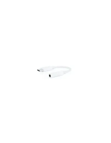 Conversor USB Tipo-C Nanocable 10.24.1205-W/ USB Tipo-C Macho - Jack 3.5 Hembra