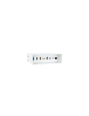 Caja de Conexiones Nanocable 10.35.0004/ VGA - 2x HDMI - Jack 3.5 - USB 3.0 - USB Tipo-C - USB 2.0 - RJ45