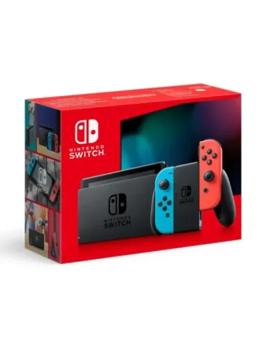 Consola nintendo switch azul neon - rojo neon v2 ( packaging nuevo )