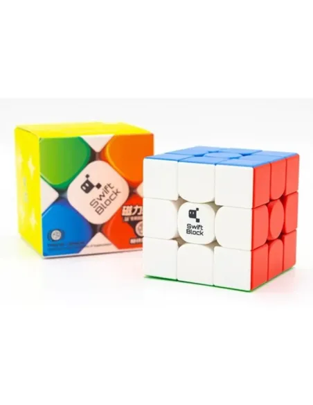 Cubo de rubik gan swift block 355s magnetico 3x3