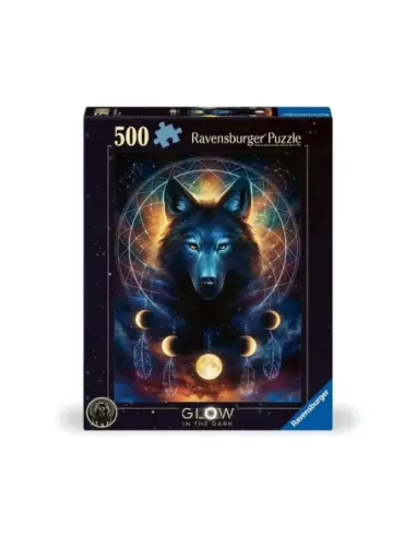 Puzzle lobo brillante 500 piezas