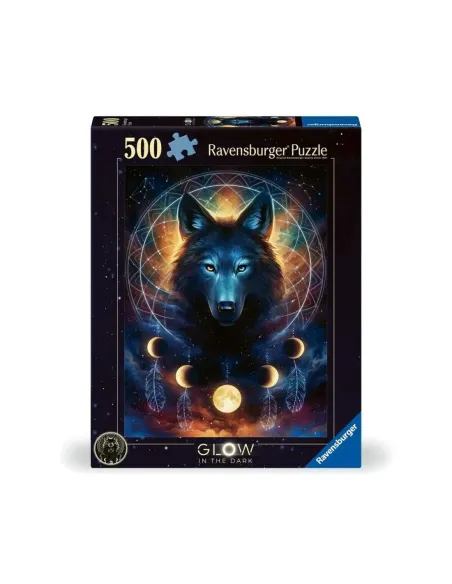 Puzzle lobo brillante 500 piezas