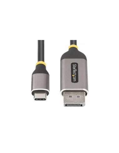 Cable usb tipo c a displayport startech 3m -  macho - macho -  gris - negro