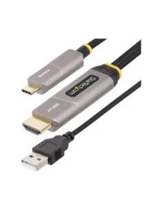 Cable usb tipo c a hdmi - usb tipo a startech 9.15m -  macho - macho -  negro