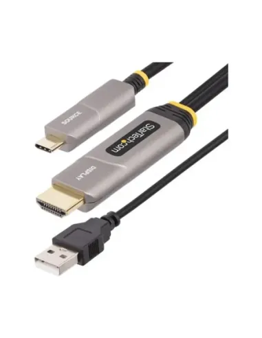 Cable usb tipo c a hdmi - usb tipo a startech 9.15m -  macho - macho -  negro
