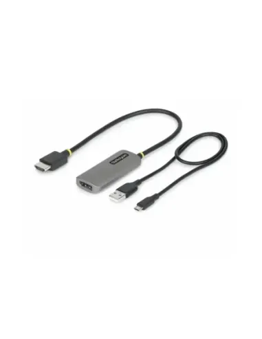 Adaptador hdmi a displayport startech 0.3m -  macho - hembra -  gris