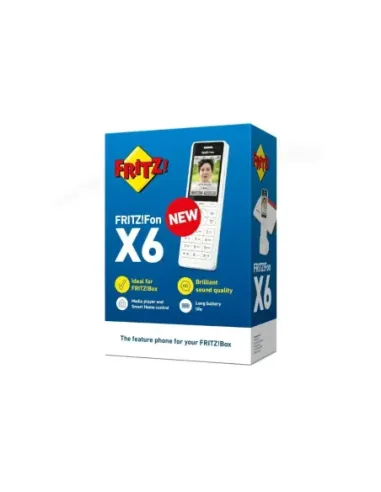FRITZ!Fon X6 Teléfono Inalámbrico Blanco 300 m