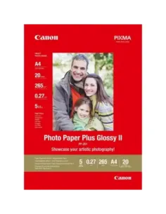 Papel fotografico canon 2311b019 brillo ii plus pp - 201 a4 -  20 hojas