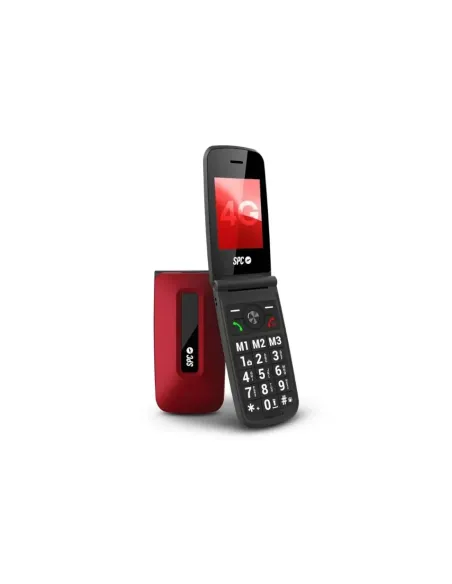 SPC 2342R Titan 4G Movil Senior 2.4" S.HELP Rojo
